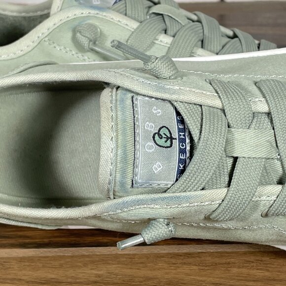 Skechers BOBS Beyond Sprouting Love Shoes Womens Size 9 Sage Slip On Sneaker - Picture 5 of 15